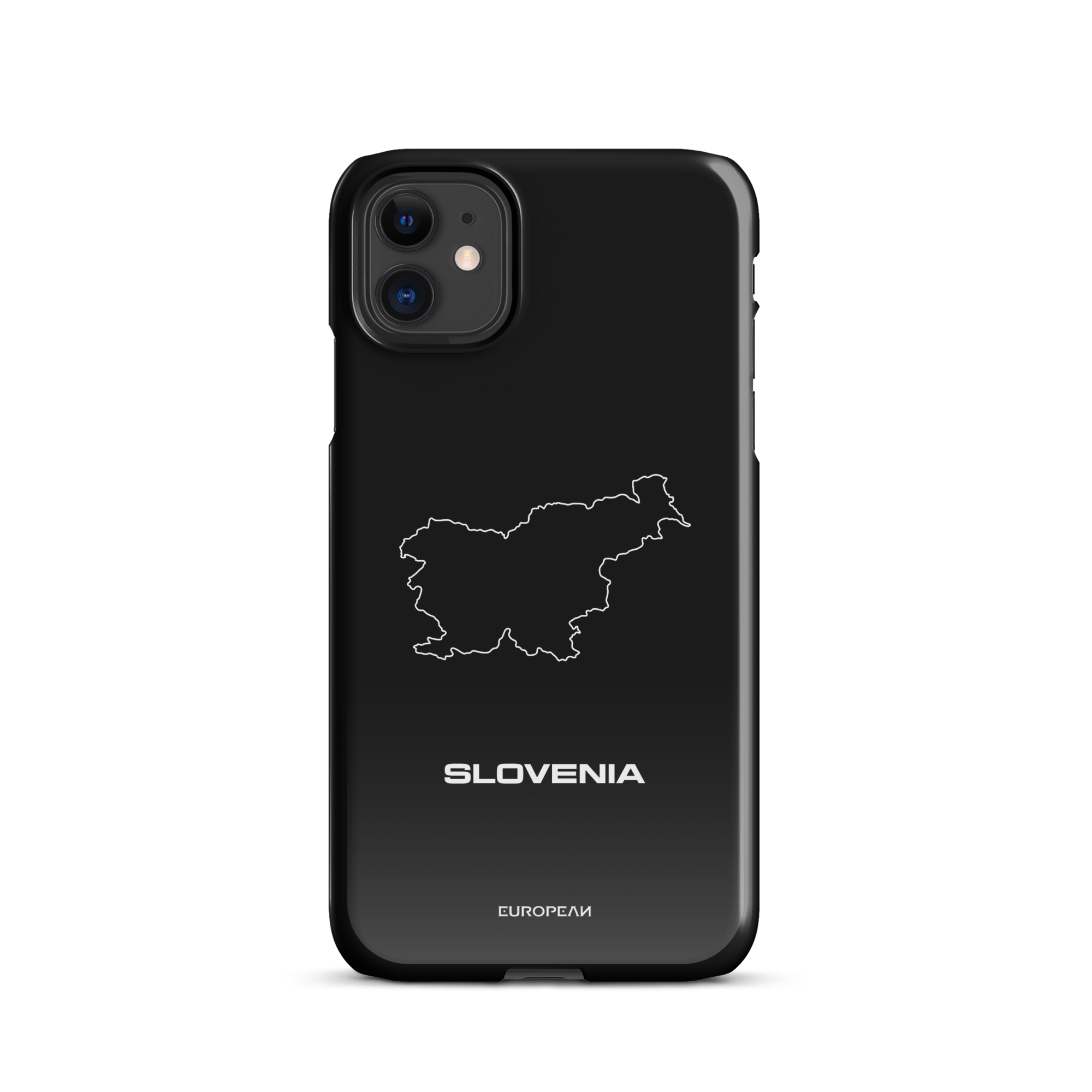 Slovenia Map Outline iPhone Case