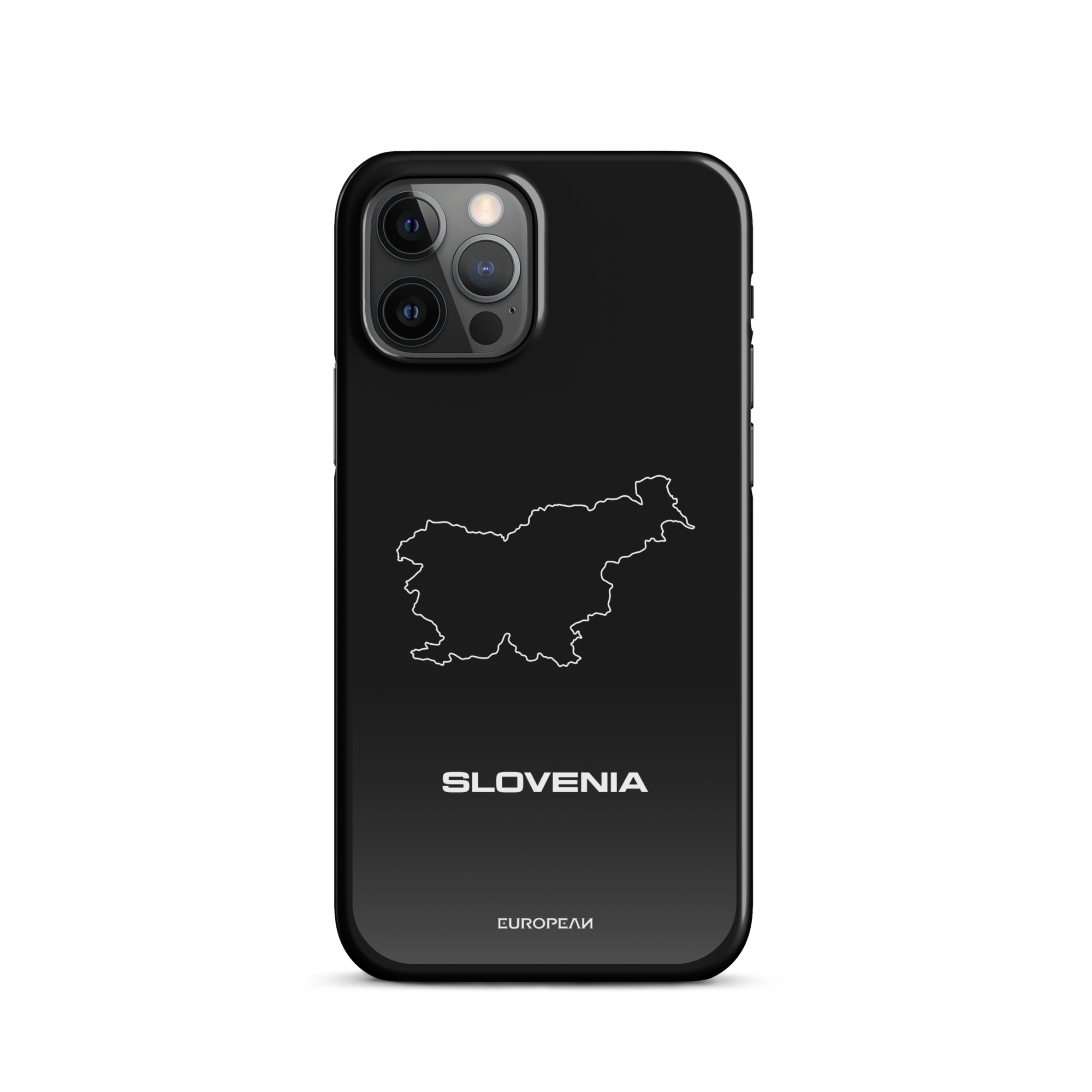 Slovenia Map Outline iPhone Case