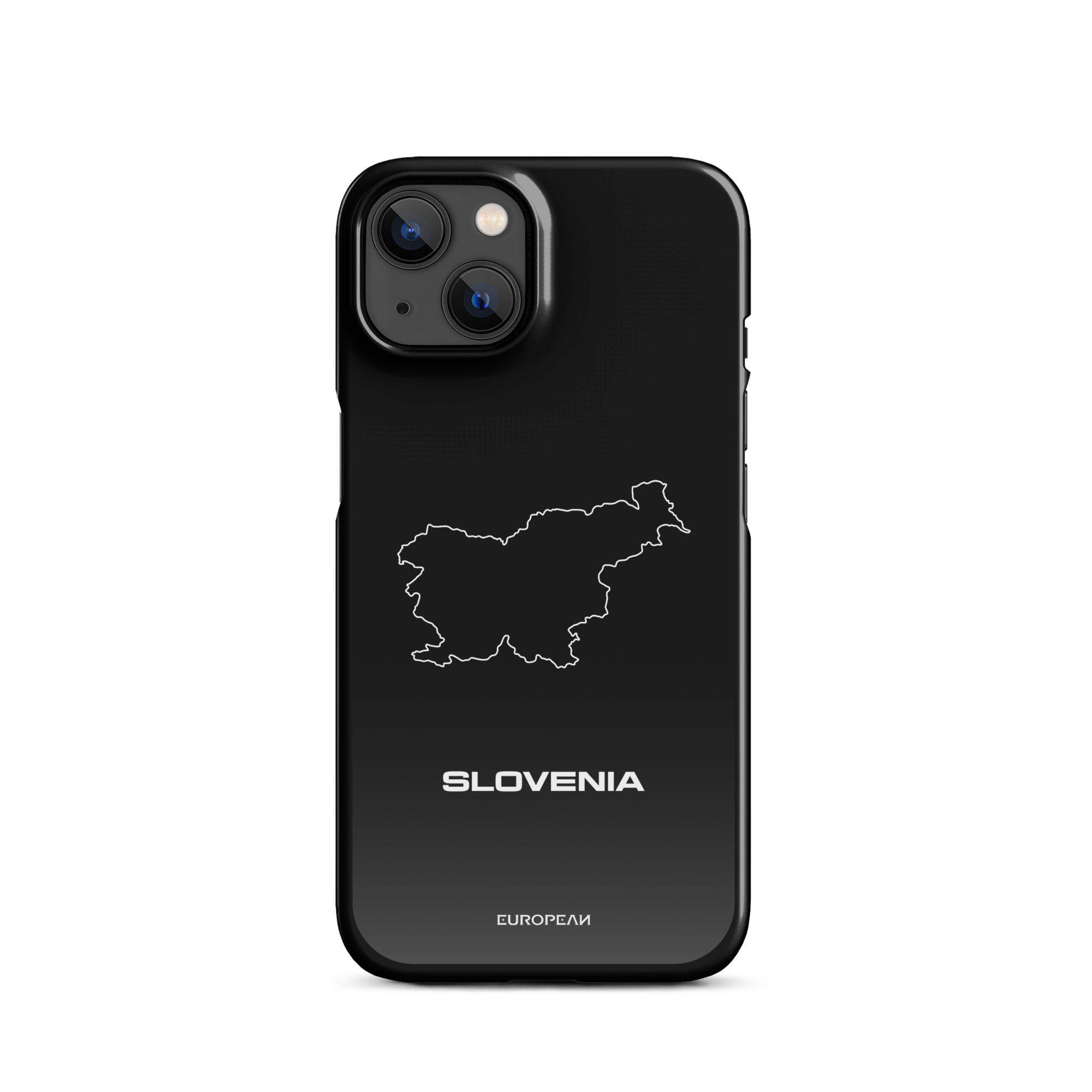 Slovenia Map Outline iPhone Case