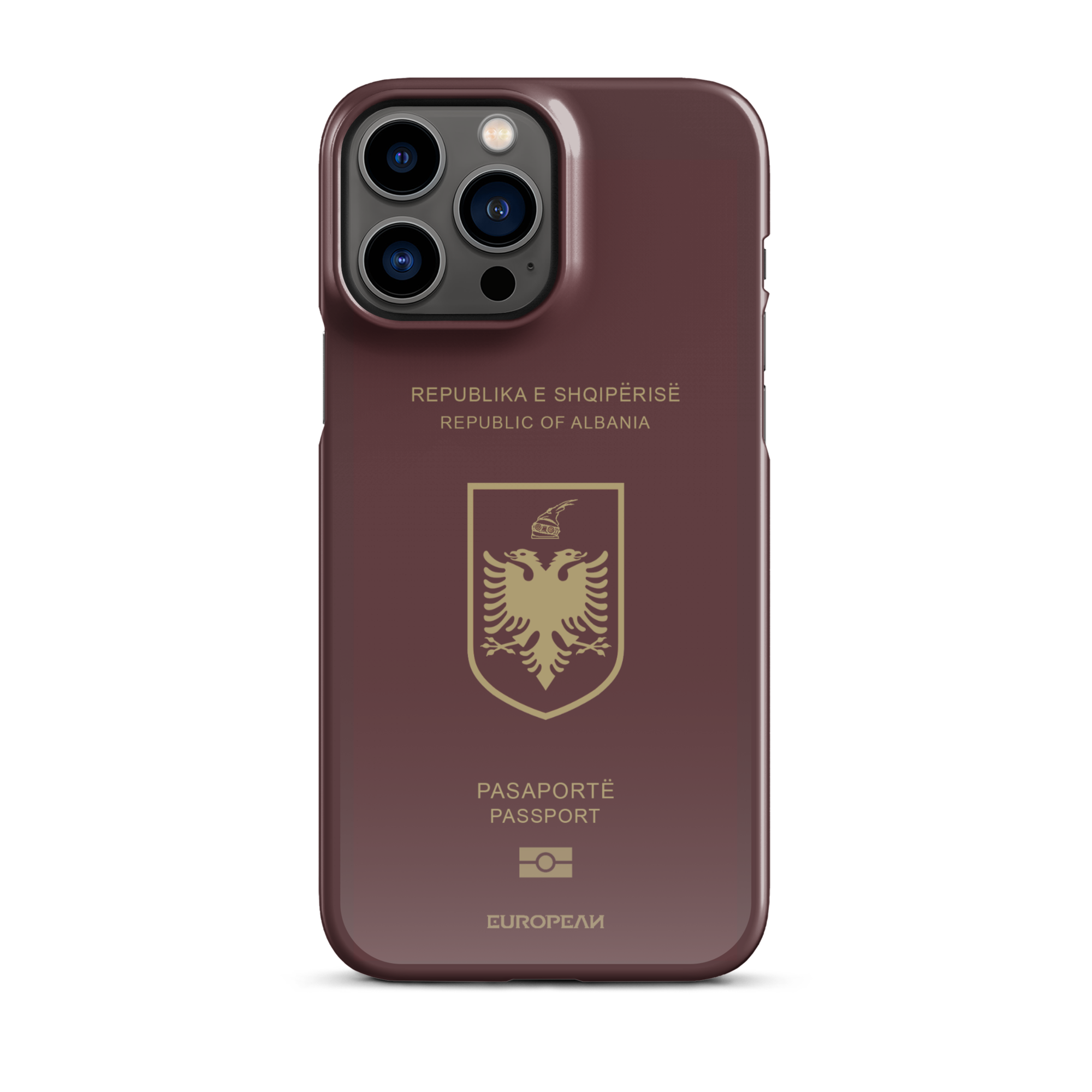 Albania Passport iPhone Case