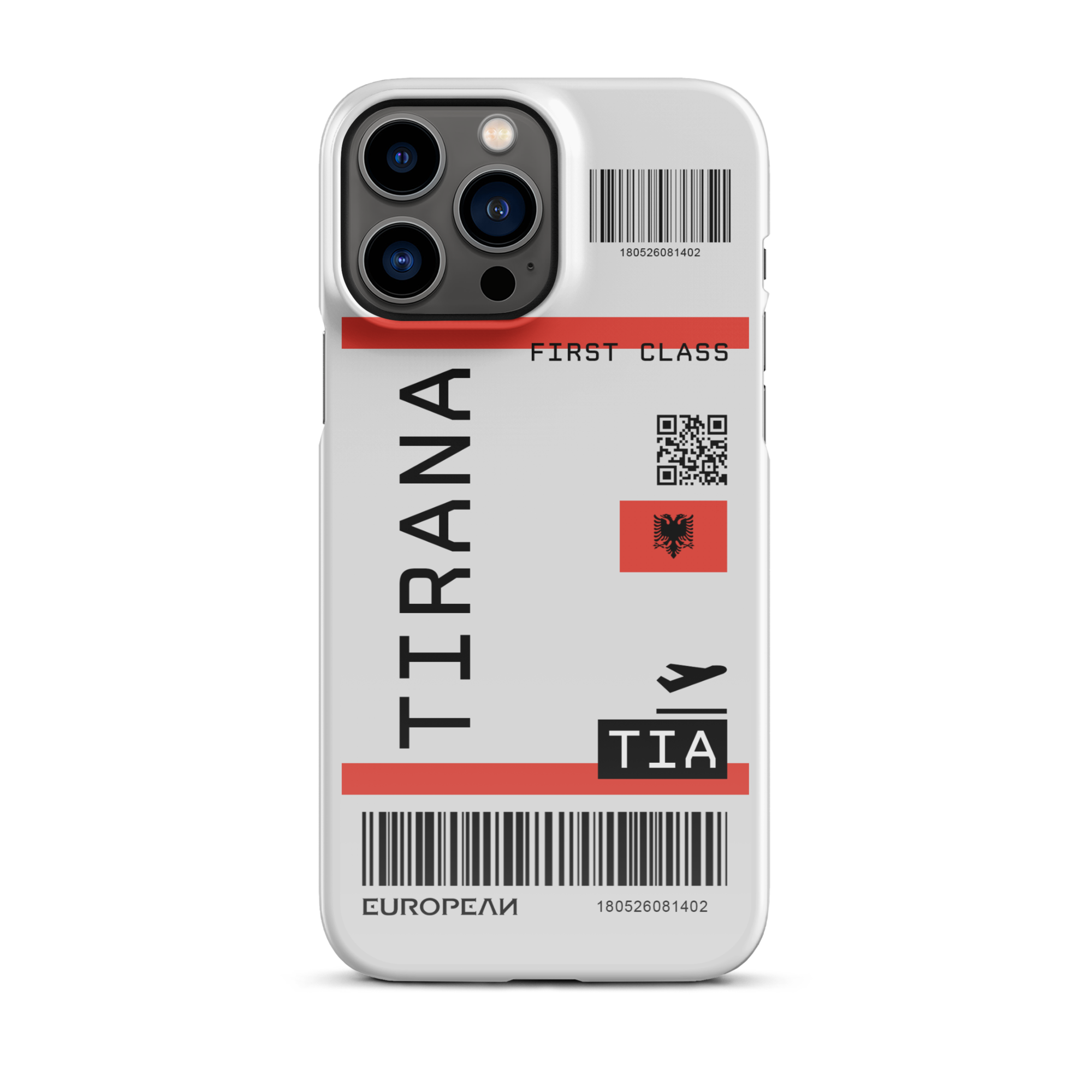 Tirana Ticket iPhone Case