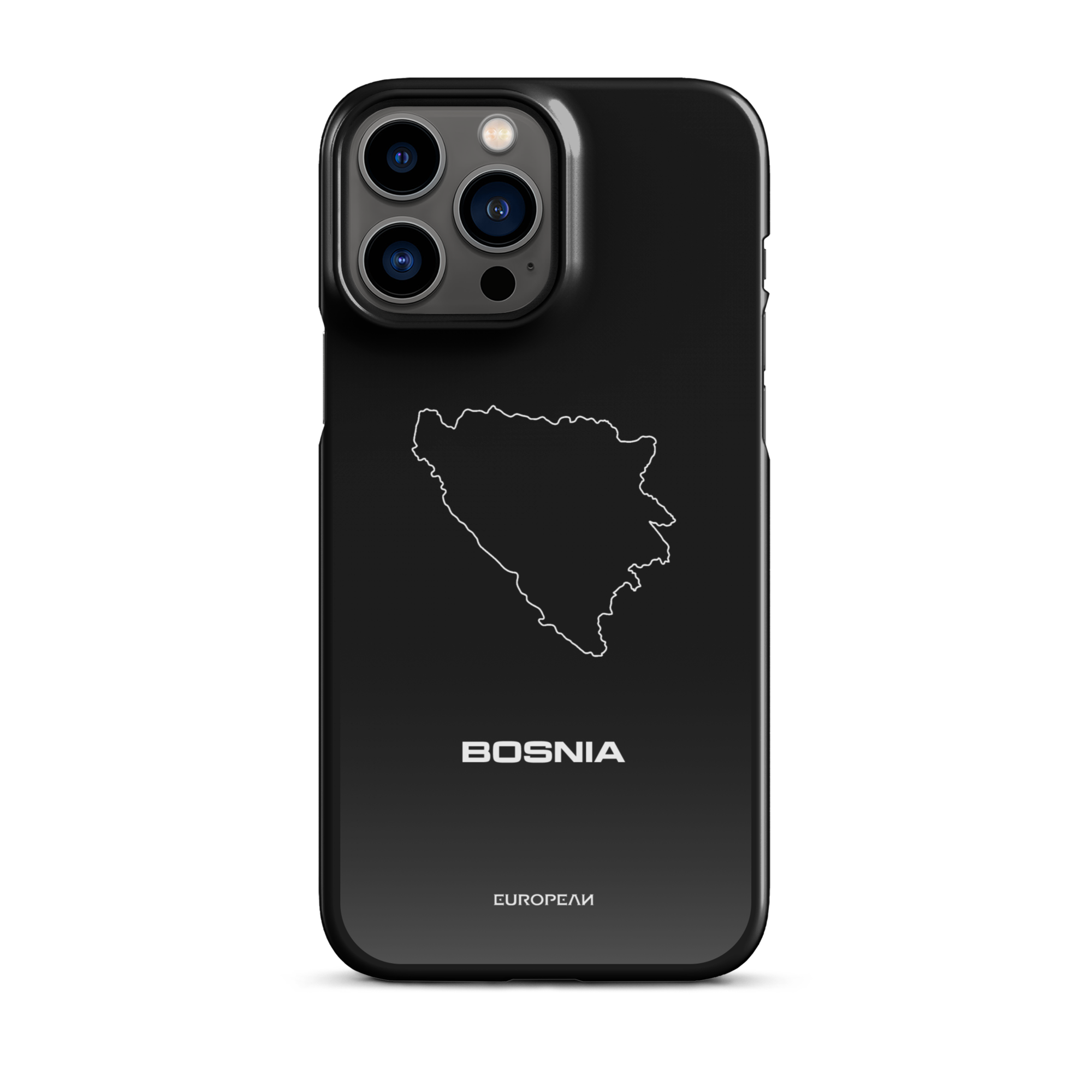 Bosnia Map Outline iPhone Case