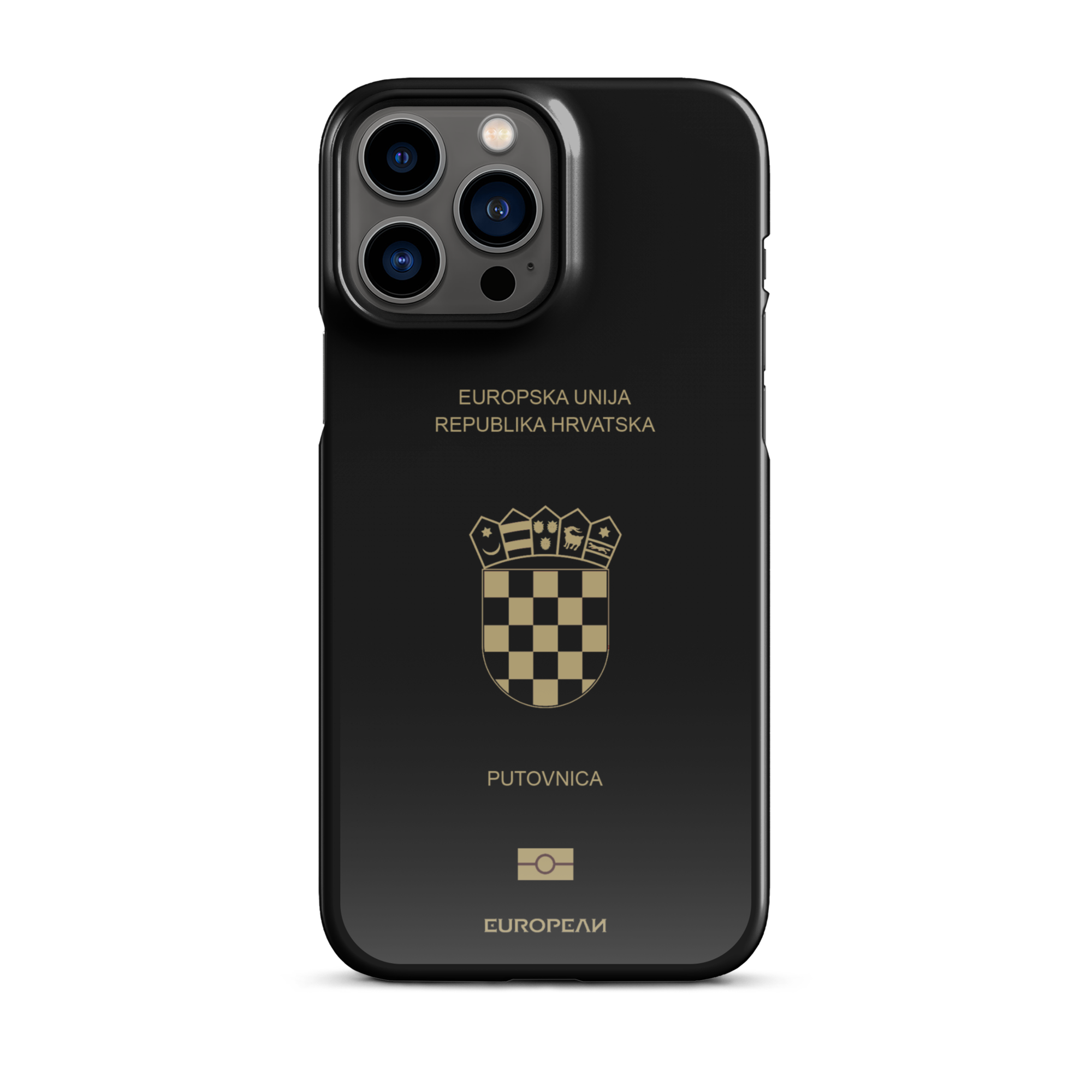 Croatia Passport iPhone Case