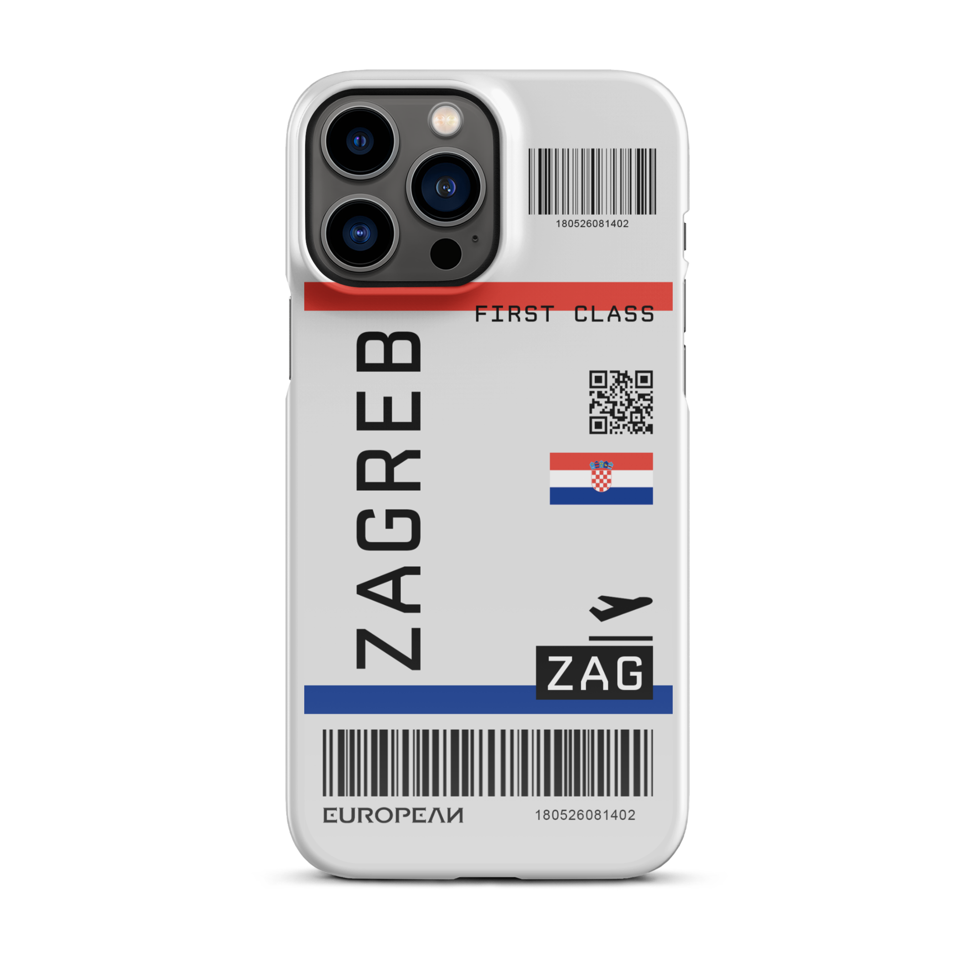 Zagreb Ticket iPhone Case