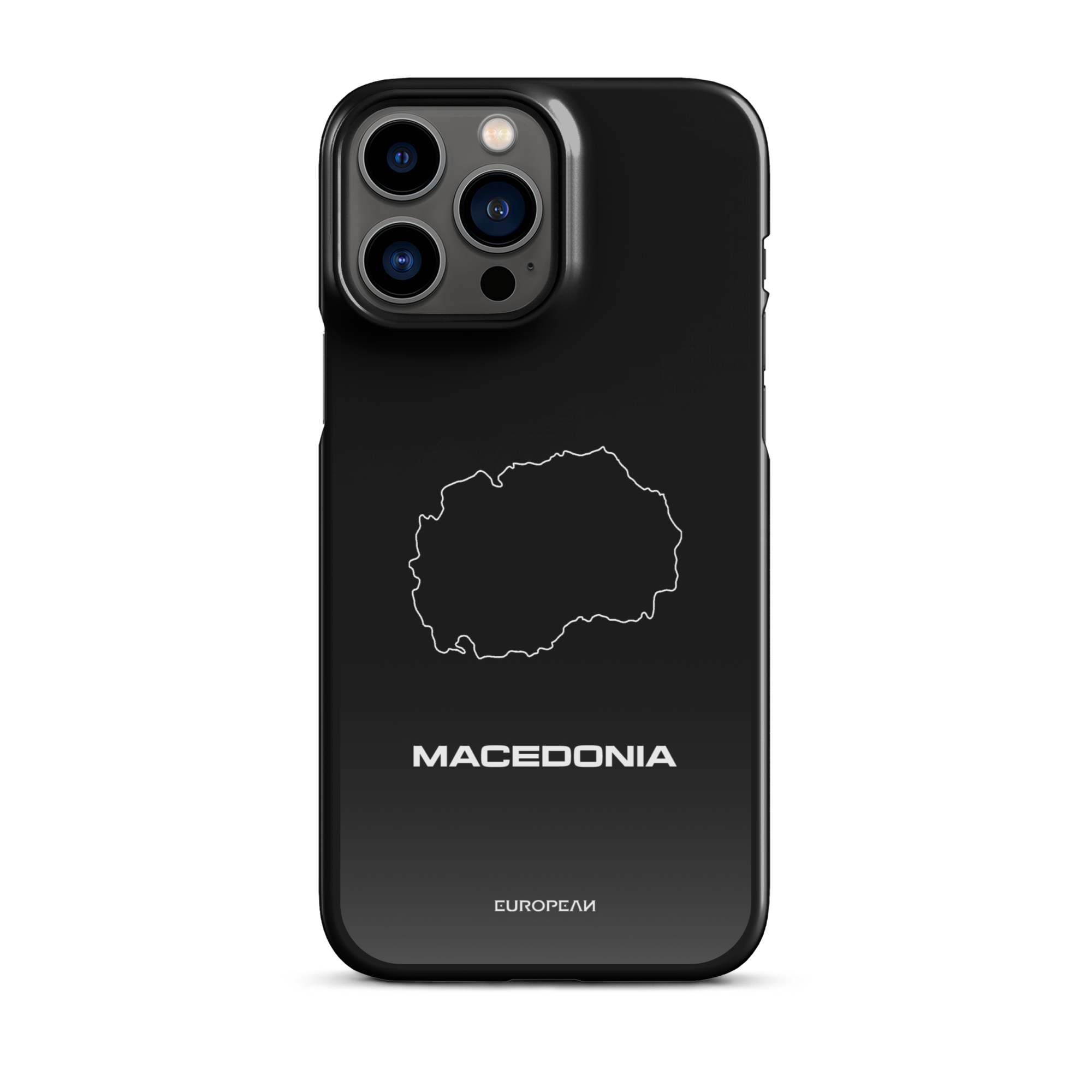 Macedonia Map Outline iPhone Case