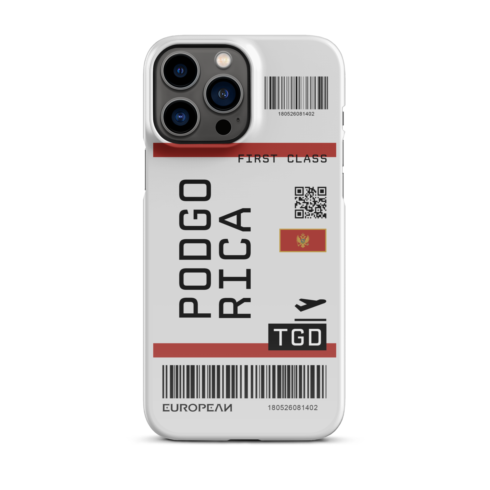 Podgorica Ticket iPhone Case