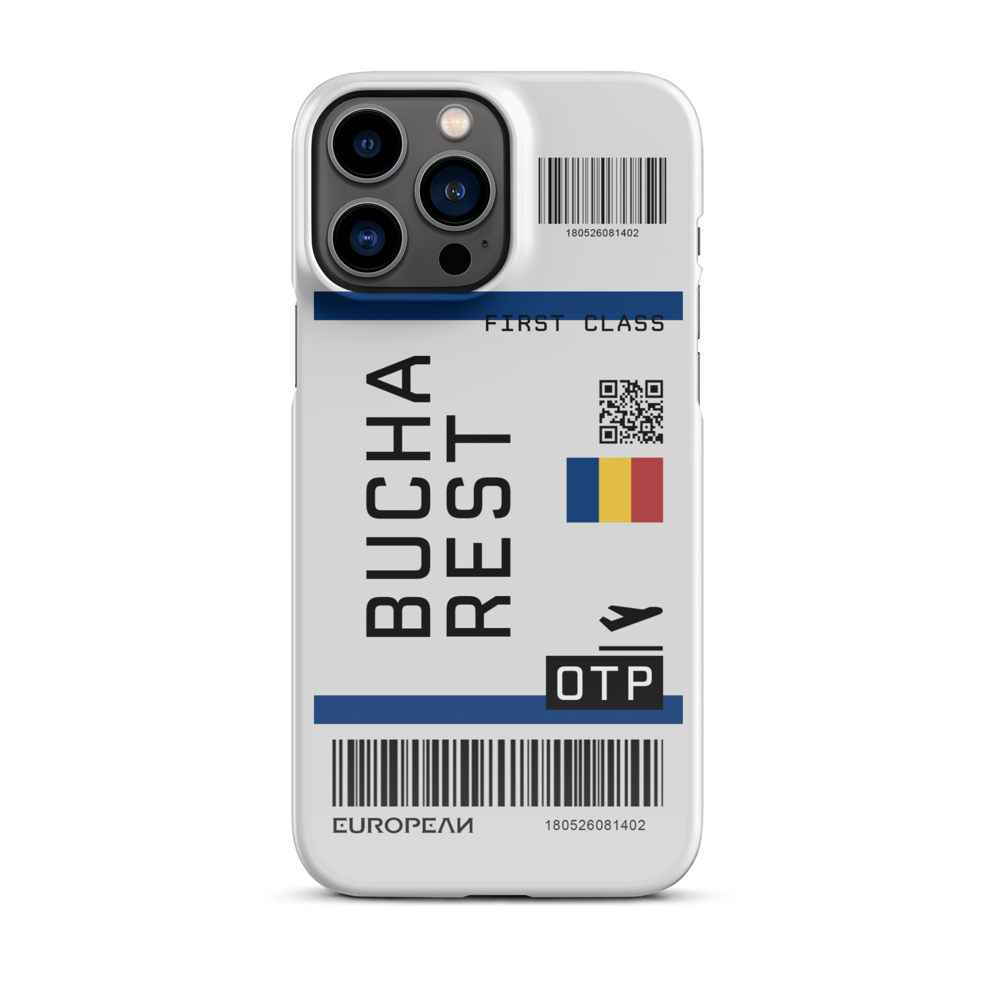 Bucharest Ticket iPhone Case