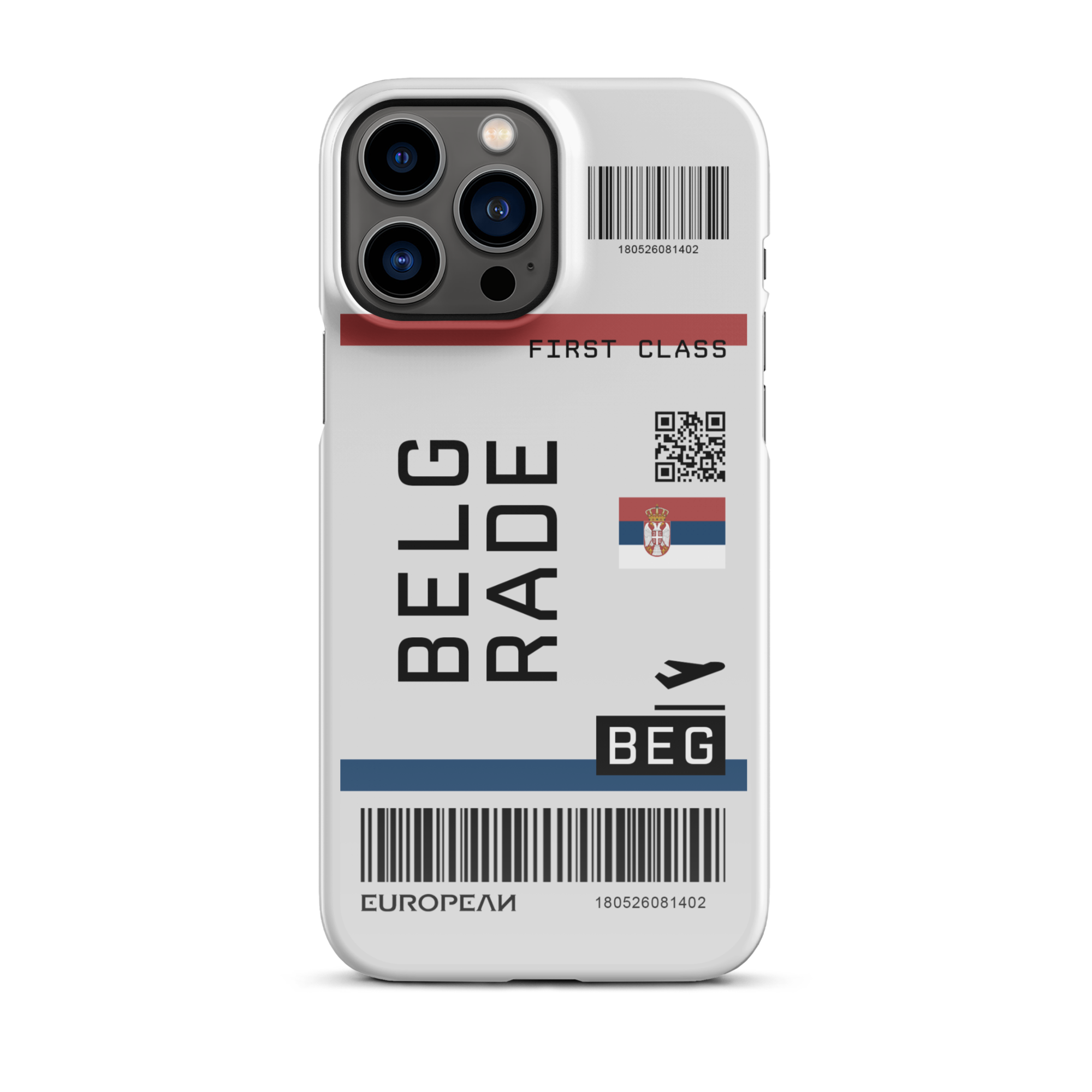 Belgrade Ticket iPhone Case