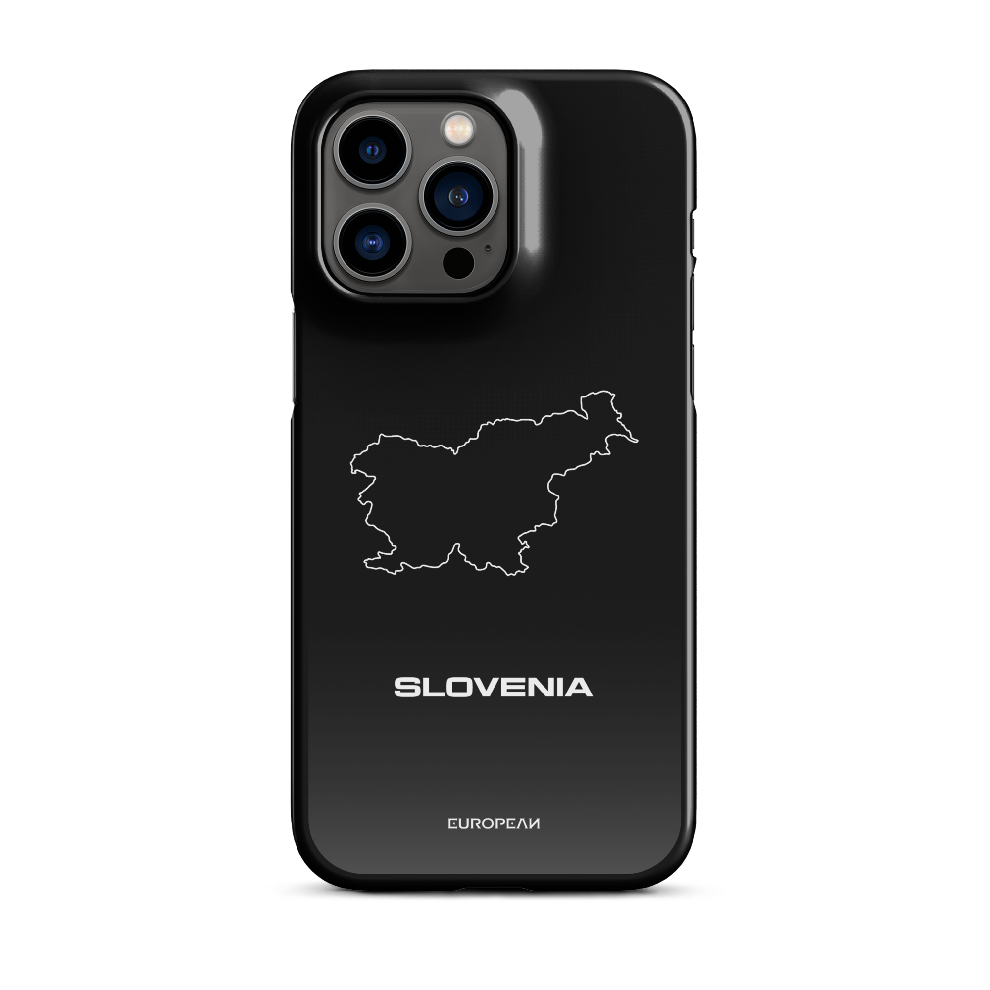 Slovenia Map Outline iPhone Case